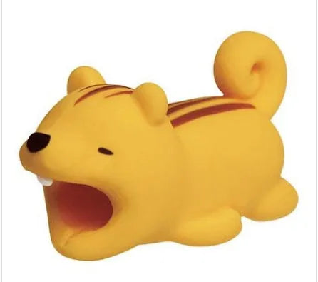 Animal-themed cable protector sleeve for Apple iPhone charging cables