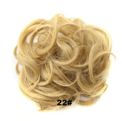 Hair ring wig in various colours from 1# to Burg, showing synthetic fibres and natural hairline for temporary styling