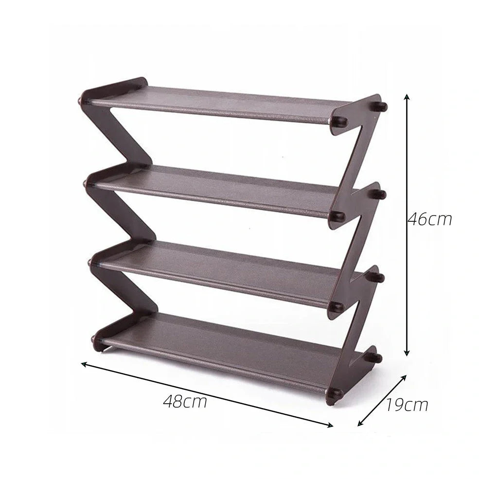 Rattan dormitory shoe cabinet with hook mounting, 40cm wide storage for 12 pairs