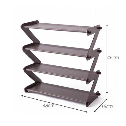 Rattan dormitory shoe cabinet with hook mounting, 40cm wide storage for 12 pairs