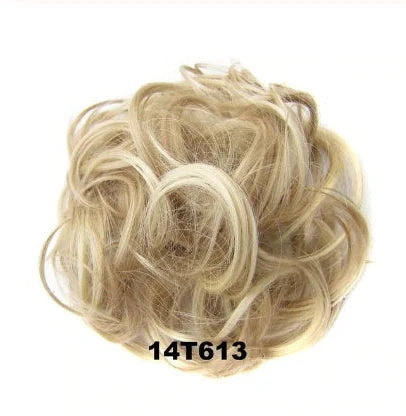 Hair ring wig in various colours from 1# to Burg, showing synthetic fibres and natural hairline for temporary styling