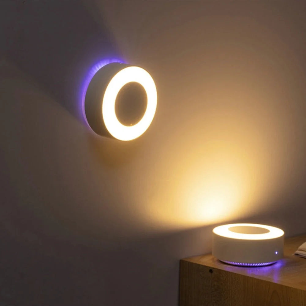 White Aromatherapy Mosquito Repellent Lamp with USB cable and night light function