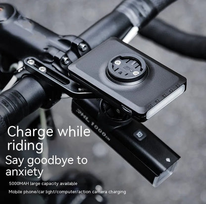 Bicycle light power bank with cable, 5000mAh mobile power bank and car light in mobile power car light colour