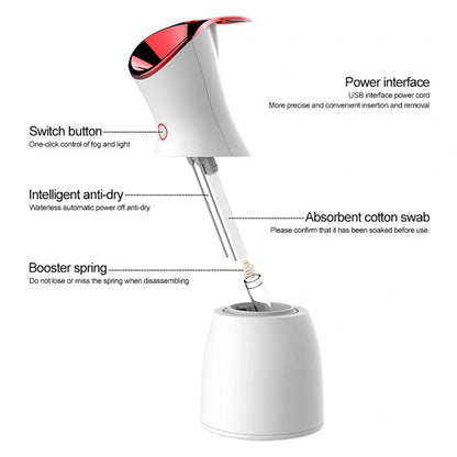 Three-in-one Purple Light Disinfection Lamp Humidifier with night light and UV purification