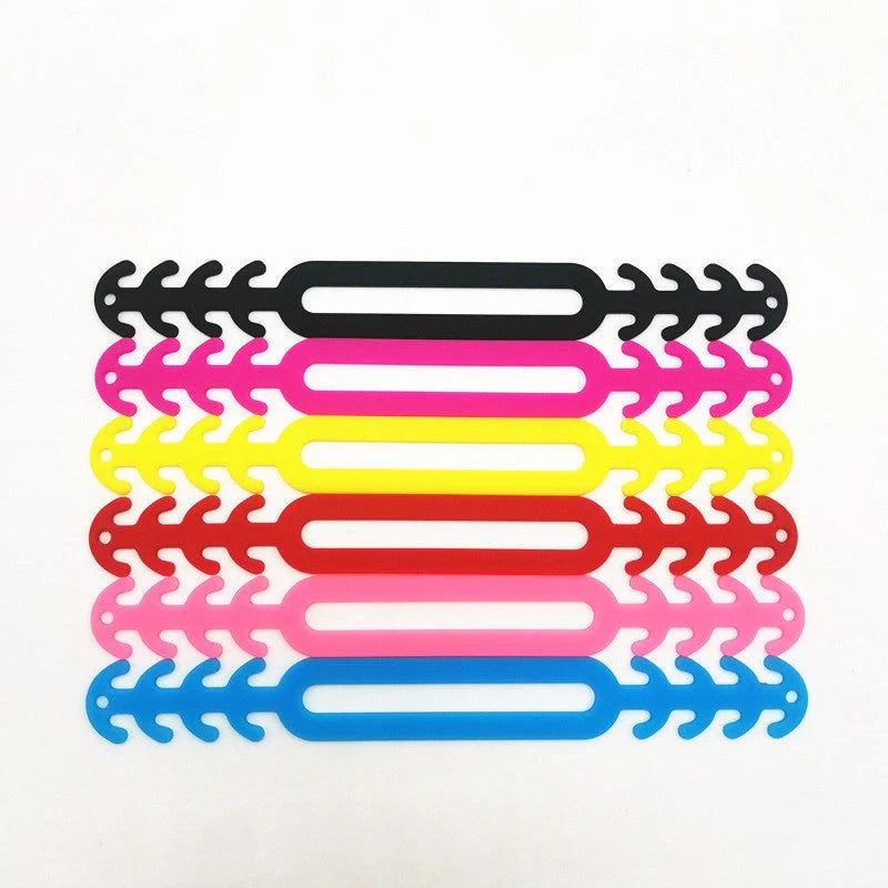 Adjustable anti-stroke mask belt in various colours, showing secure fit and durable design