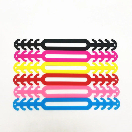 Adjustable anti-stroke mask belt in various colours, showing secure fit and durable design