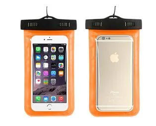 AQUA-ONE Waterproof Phone Pouch: PVC Dry Bag Case with 30-Metre Depth Rating for Underwater Protection During Swimming and Diving Activities