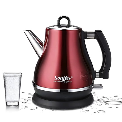 Son-mother Pot Set electric teapot with retro ceramic design and stainless steel construction