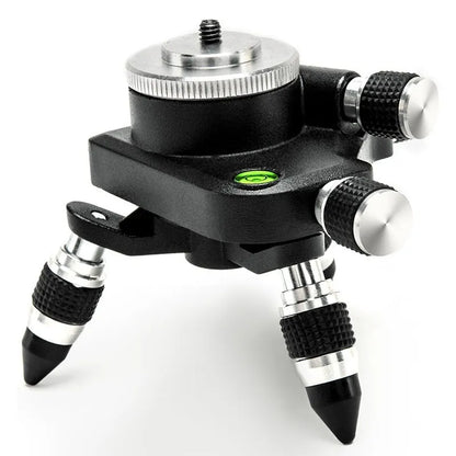 Black aluminium alloy spirit level base accessory for YL-30 model with rotating mechanism.