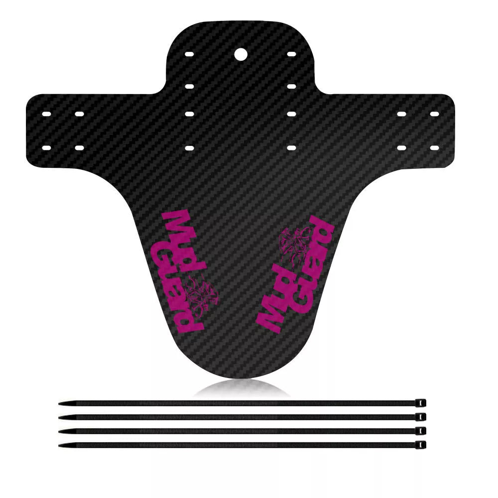 HT-11M carbon fibre pattern bicycle fender in various colours