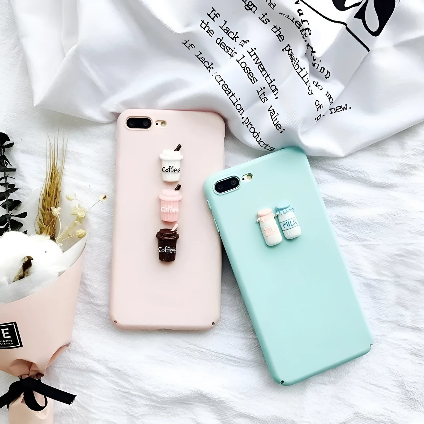 3D cartoon cat silicone TPU phone case for iPhone models, showing soft texture and anti-knock protection
