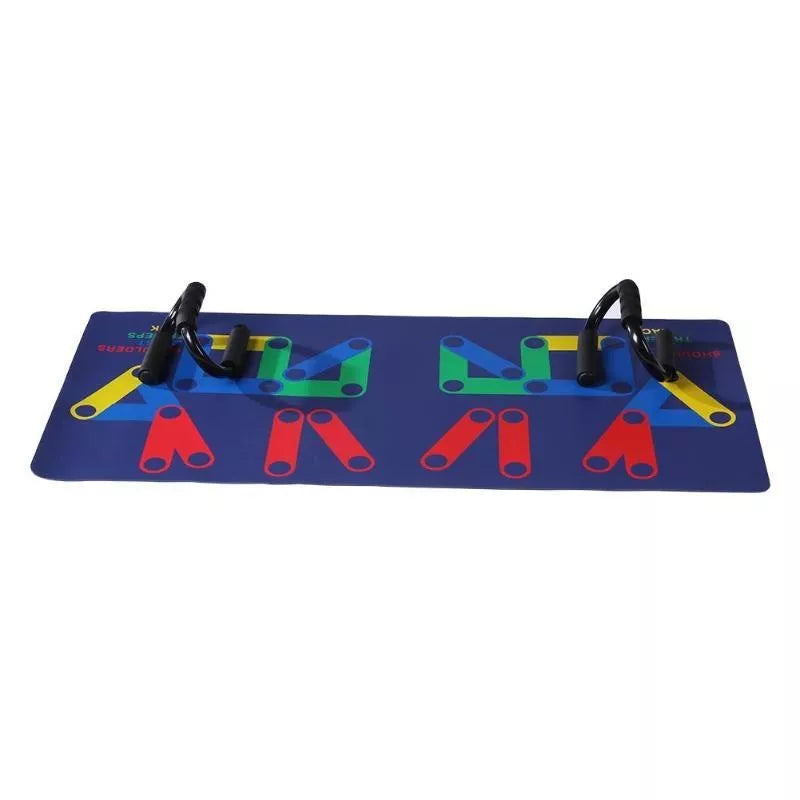9-in-1 Push Up Rack Training Board for targeted muscle workouts