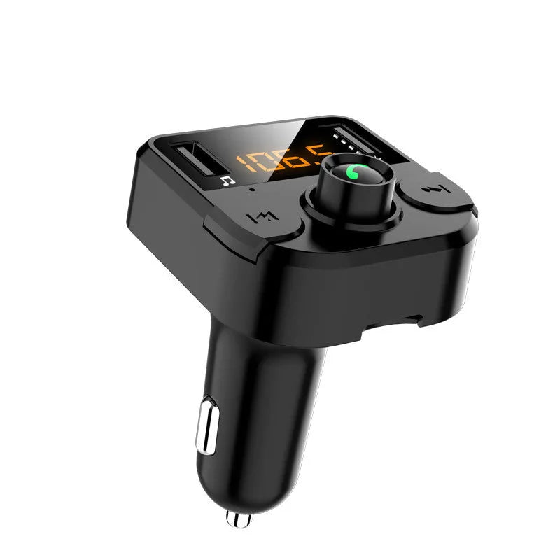 BT36B black car MP3 Bluetooth player with 1.1 inch screen for vehicle audio streaming