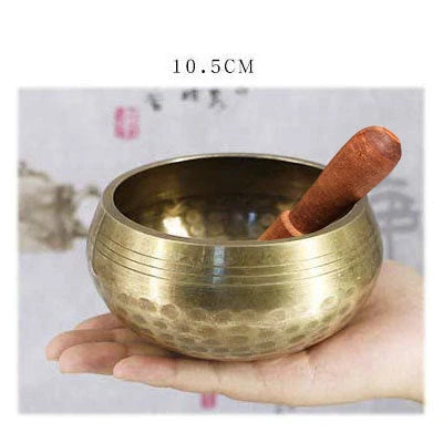 Premium Tibetan singing bowl with rich, harmonious tones for meditation and relaxation