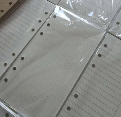 A5 notebook replacement core, 210 x 142 mm refill insert for compatible binders, in diandian or zhoujihua style.
