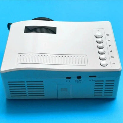 Compact Portable LED Projector with multiple input options and high brightness