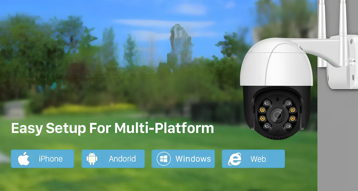 Wireless WiFi Camera with 270-Degree Rotation | Human Detection | Night ...