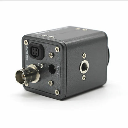 HC-109 black metal industrial gun camera for microscope inspection with high resolution imaging