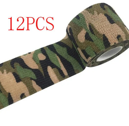 Self-Adhesive Camouflage Elastic Bandage for secure first aid support