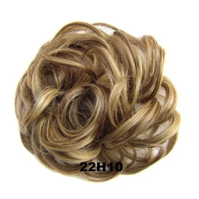 Hair ring wig in various colours from 1# to Burg, showing synthetic fibres and natural hairline for temporary styling