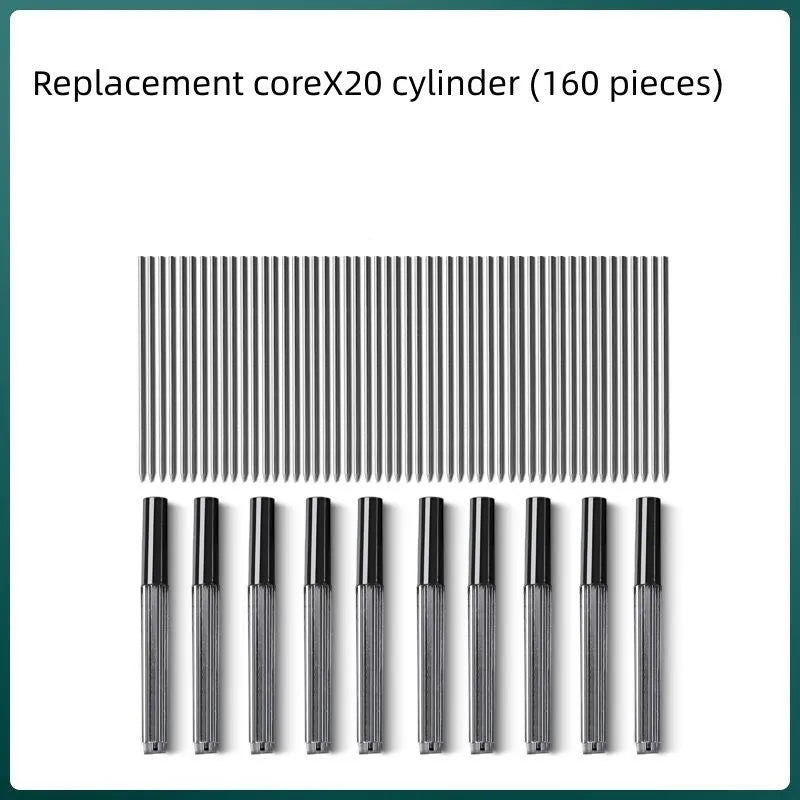 Children's cartoon style mechanical pencil with 2B lead and replacement cores