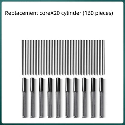 Children's cartoon style mechanical pencil with 2B lead and replacement cores