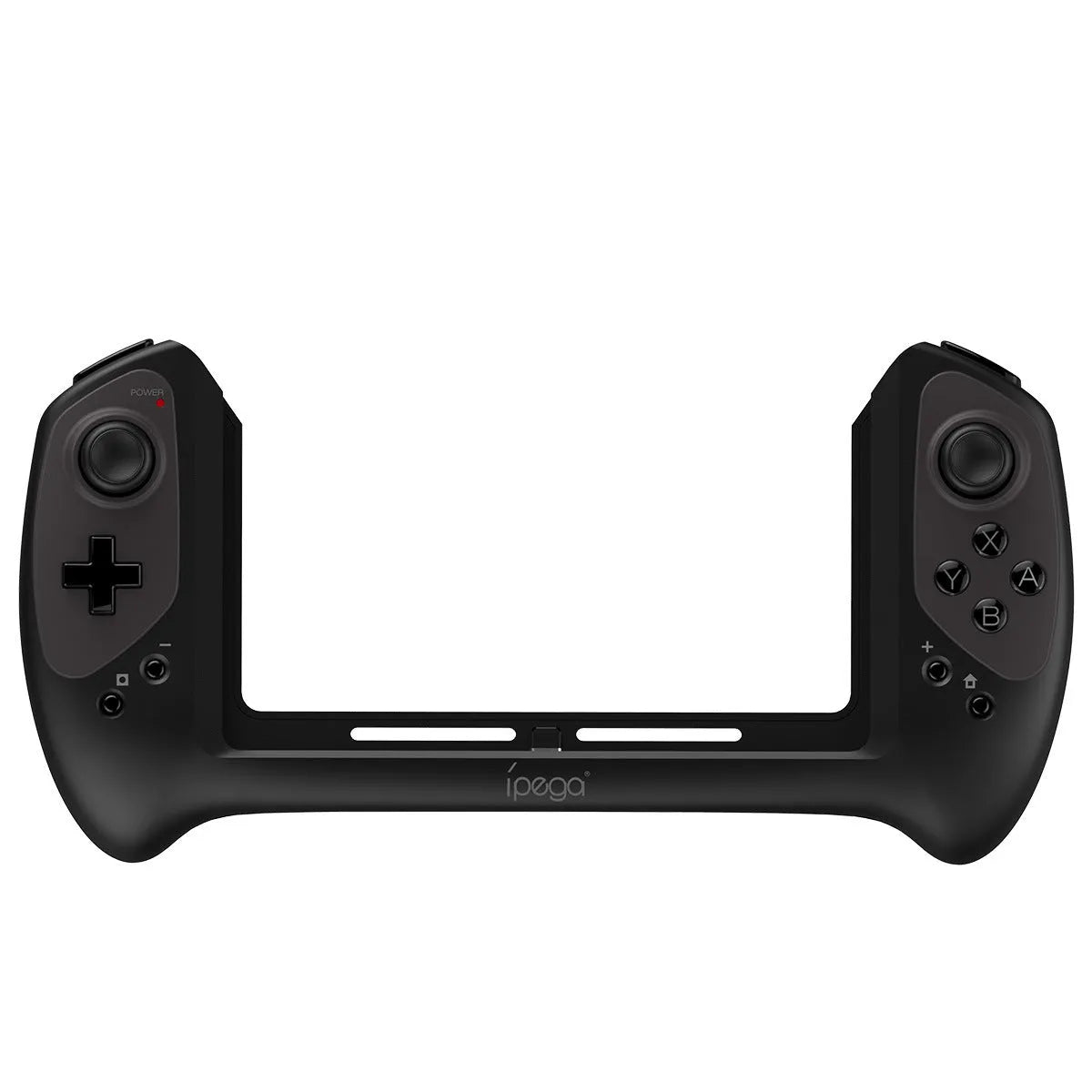 Black Bluetooth wireless gamepad controller for Nintendo Switch with ergonomic grip