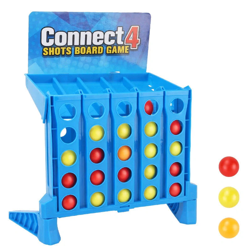 Educational Connect 4 Shots Bouncing Ball Game for family fun