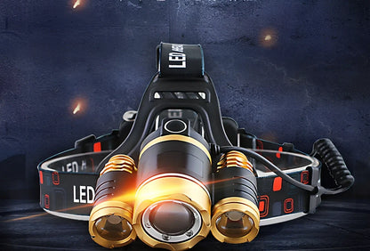 Camping light with 5800mAh battery and 20W LED output for outdoor illumination