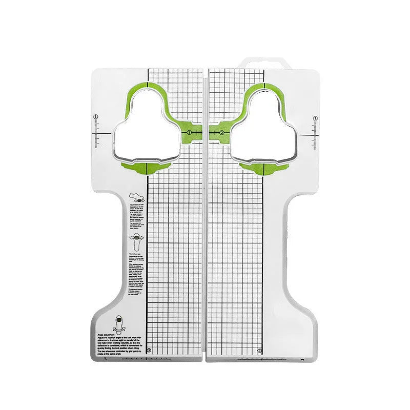 Locking plate adjustment tool for SPD and KEO bicycle cleats on a white background.