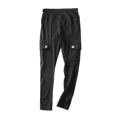 Slim fit high-elastic cotton gym pants in various colours
