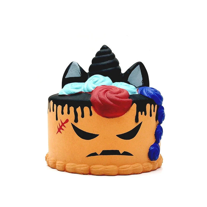Chocolate-filled biscuit-shaped toy with a playful and unique design