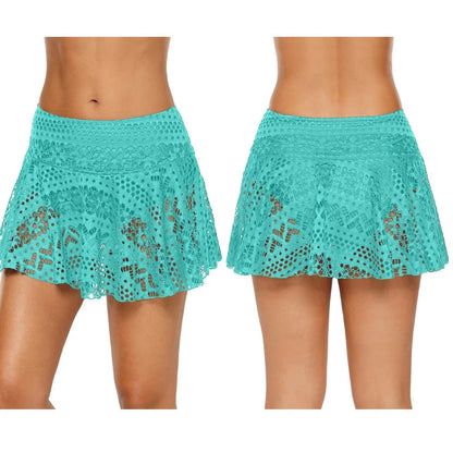 Men's lace swim trunks in polyester fabric with Asian sizing, available in army green, black, green, grey, navy, orange, white
