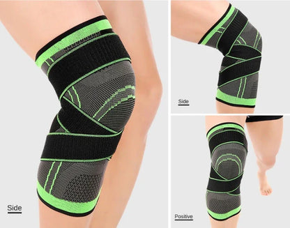 Durable and flexible sports knee pads with adjustable straps for comfortable, safe workouts