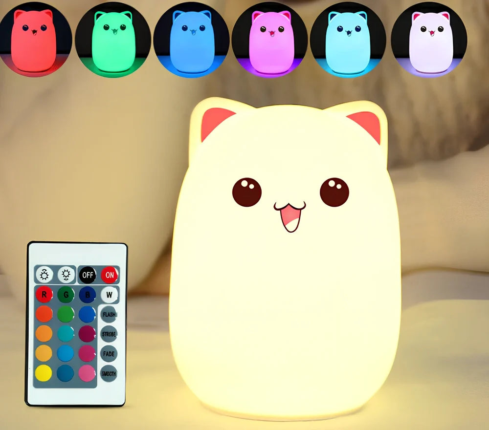 Silicone Clapping Lamp with 10-Hour Colourful Lighting | USB Charging ...