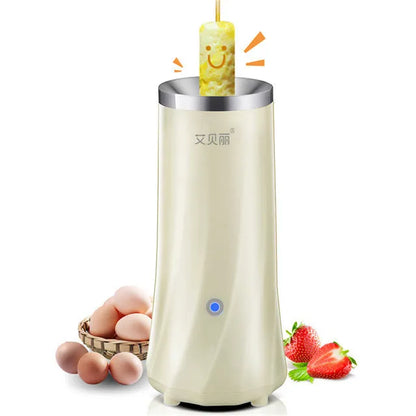 Beige automatic mini breakfast machine with compact CH-style design