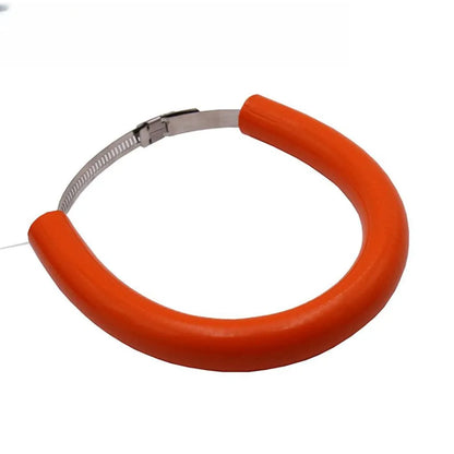 Universal motorcycle exhaust pipe anti-drop wring gasket in black, blue and orange colour options