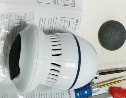 Electric Foot File Grinder with dual diamond heads for dead skin removal