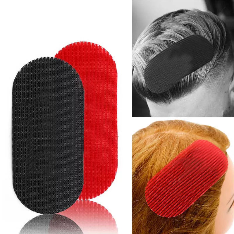 Retro oil hair cutting patch set with red and black fibre clips