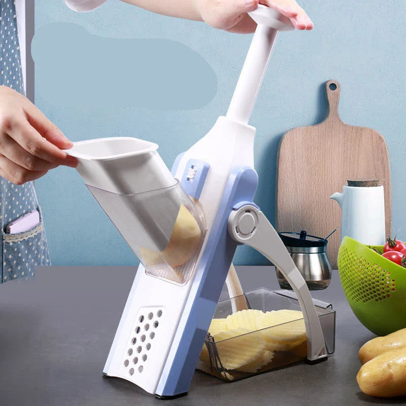 Multifunctional Vegetable Slicer and Chopper - Versatile Kitchen Tool for Slicing, Dicing, and Shredding Fruits and Vegetables