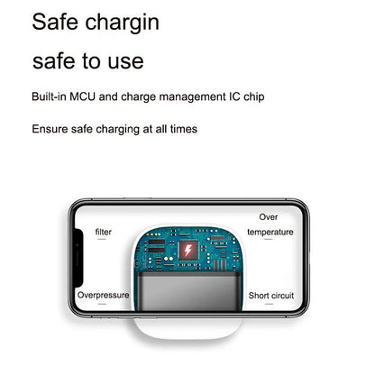 10000mAh mini power bank with digital display showing battery percentage