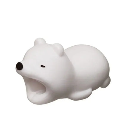 Animal-themed cable protector sleeve for Apple iPhone charging cables