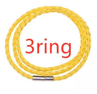 A personalized leather bracelet with engraved beads, a thoughtful gift for men