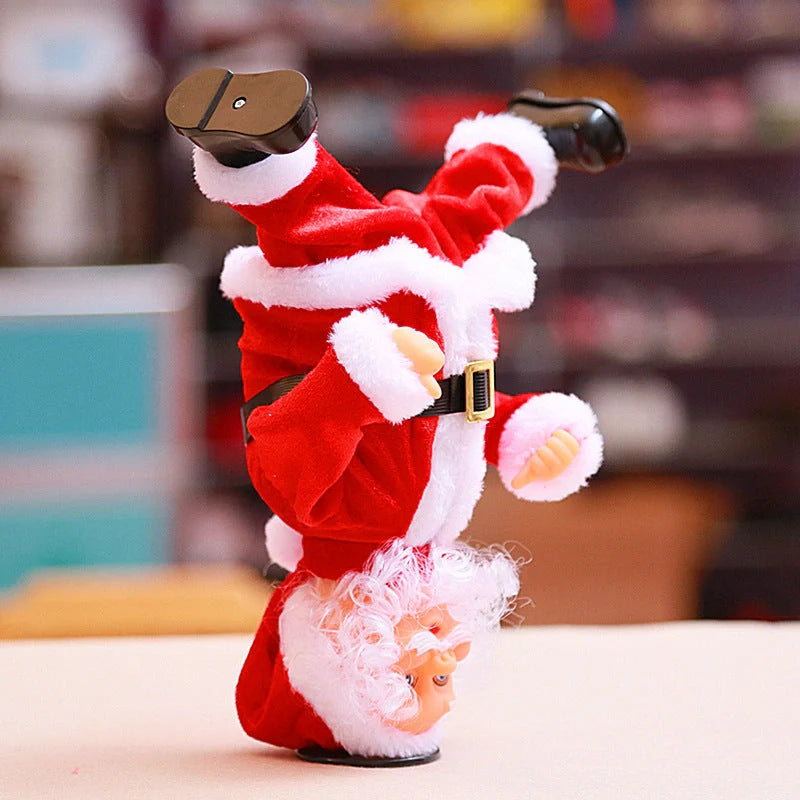 Electric Music Santa Claus Toy with technology sense lamp and festive details