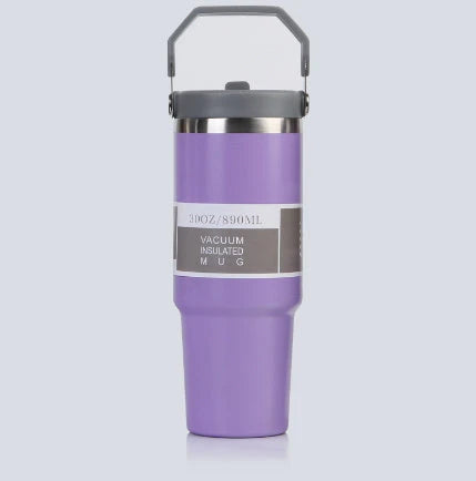 Premium stainless steel insulated tumbler with double-wall vacuum technology, available in multiple vibrant colors and sizes