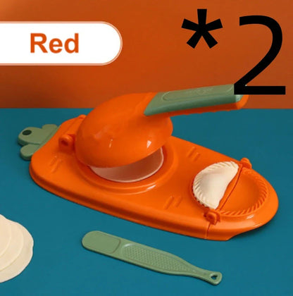 Ergonomic dumpling press tool made of food-grade plastic for easy and convenient homemade dumplings