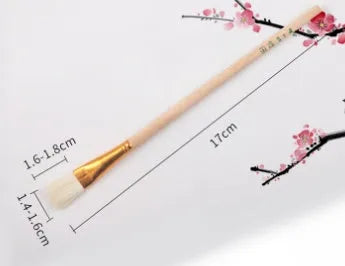 Wool brush painting pen with soft head for watercolour and oil painting with ceramic tracing