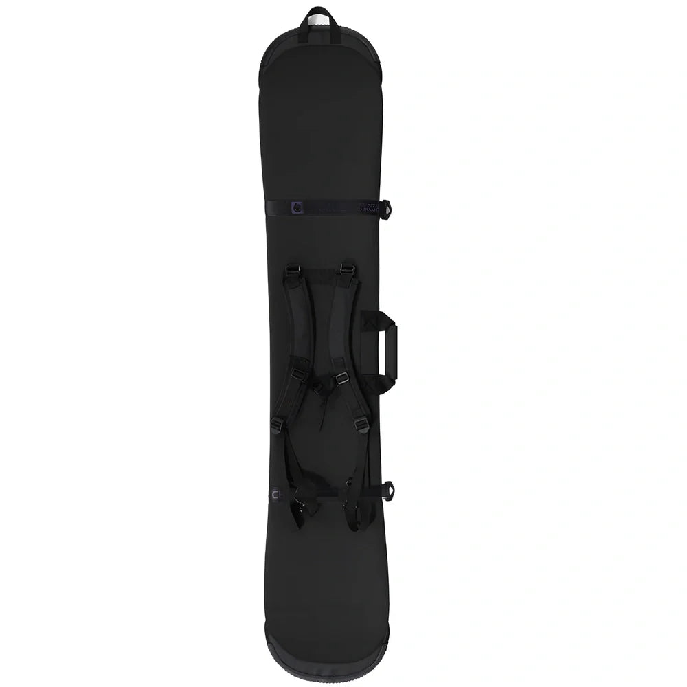 Dumpling Skin snowboard protective bag with colour ribbons and SBR diving material construction
