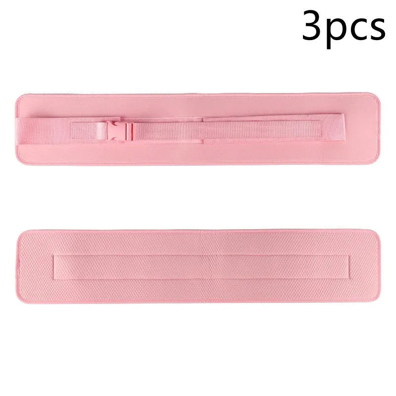 Black or pink weight-bearing hip bridge auxiliary strap fitness belt for lumbar support during dumbbell exercises