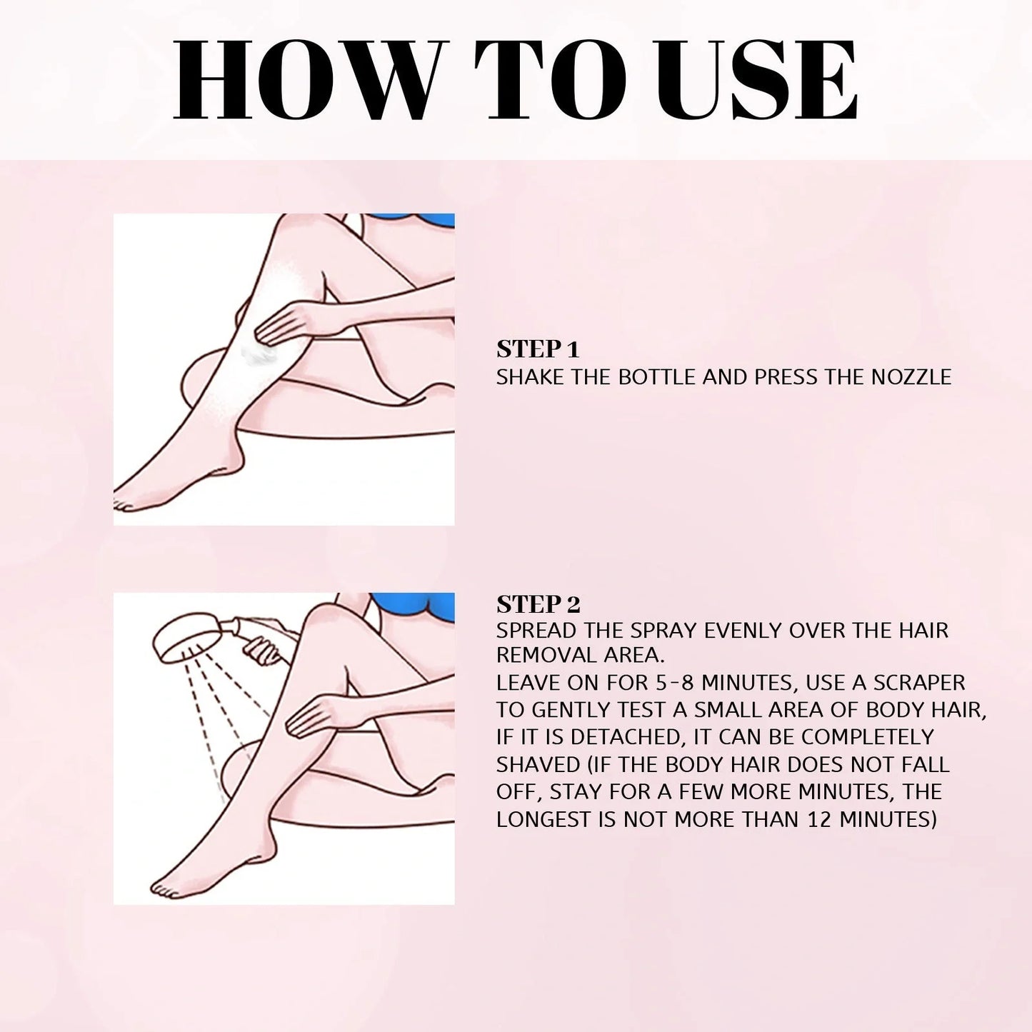 Mu Si Honey Hair Removal Spray for smooth, hair-free skin without irritation